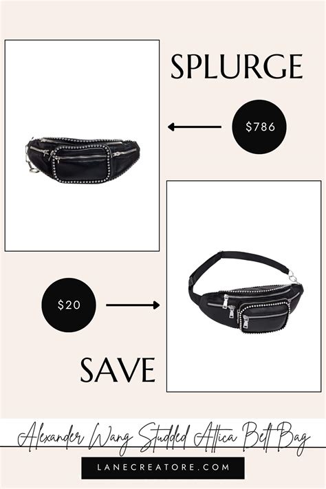 alexander wang belt bag dupe|alexander wang handbags.